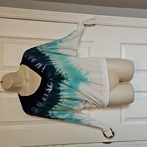 Young Fabulous & Broke  tie due ombre lightweight dolman sleeve